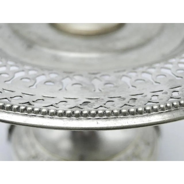 Polish Biedermeier Bowl on Stand by Henniger, 1850s For Sale - Image 5 of 11