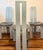 Sculptural set of six Italian postmodern dining chairs in the manner of Pietro Costantini, known for his exaggerated high-...