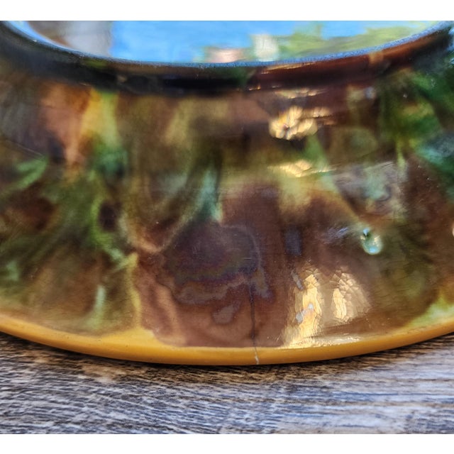 19th C. George Jones Majolica 9" Luncheon/Dessert Plate With Acanthus Border For Sale - Image 14 of 14