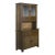 Crafters and Weavers Mission 4 Door & 4 Drawer China Cabinet - Walnut For Sale