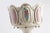 Antique Victorian Porcelain French Panel Mantel Luster Hand Painted Pink Gold For Sale - Image 4 of 12