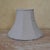 Vintage American Ivory Glazed Ceramic Table Lamp With Brass Base and Embossed Bell Shade For Sale - Image 13 of 18