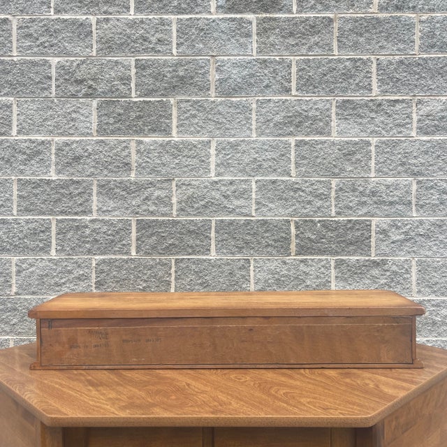 Vintage Cushman Colonial Solid Maple 2 Drawer Dresser Topper or Jewelry Box For Sale - Image 11 of 12