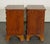 Small Georgian Style Nightstands, Set of 2 For Sale - Image 3 of 11