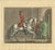 Robert Bénard after Harguiniez, Piaffe Dressage Lesson in the Pillars Encyclopédie Horse, 1750, Paper Engraving For Sale