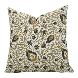 Fabdivine Artisan Block Print Cushion Cover 12x20 - Hawamahal For Sale