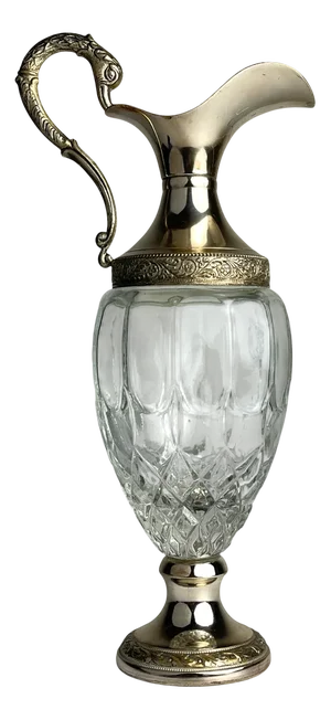 Vintage Silver Plated Decanter, 1950s