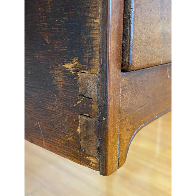 18th Century Mahogany Drop Leaf Table W/ Hoof Feet For Sale - Image 12 of 13