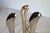 Silver Vintage Silver-Tone Swan Bud Vases S/3 For Sale - Image 8 of 12