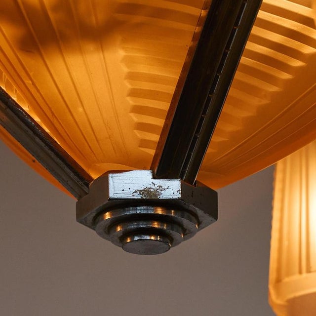 1930s Art Deco Chandelier from Atelier Petitot, France, 1930s For Sale - Image 5 of 18