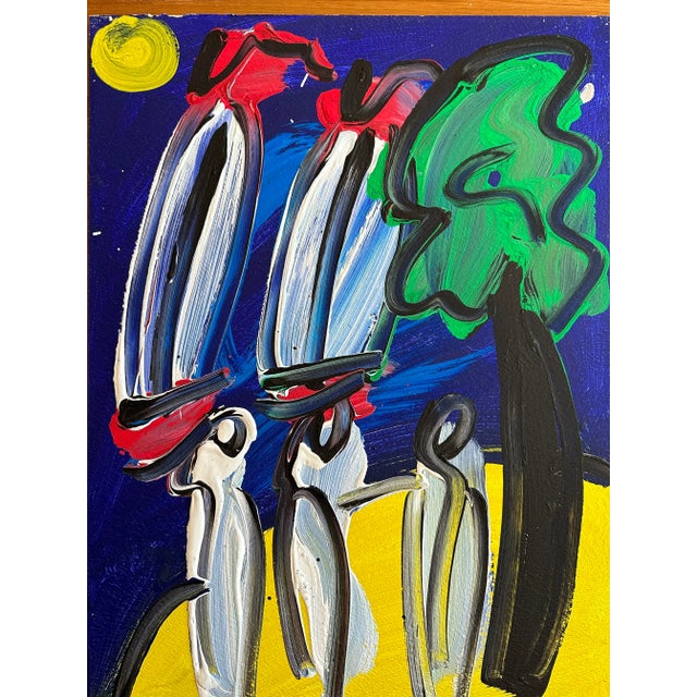 Late 20th Century Original 1987 Peter Keil Painting For Sale - Image 5 of 6