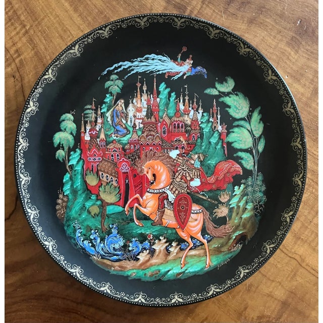 1980s 1980s Ruslan and Ludmilla Plate 1 From the Legends Collection For Sale - Image 5 of 5