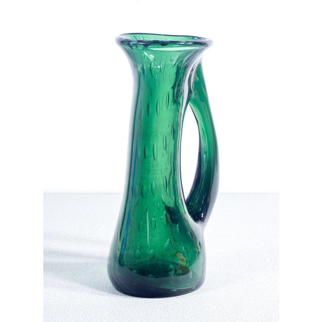 Murano Blown Glass Bullicante Vase For Sale - Image 13 of 18