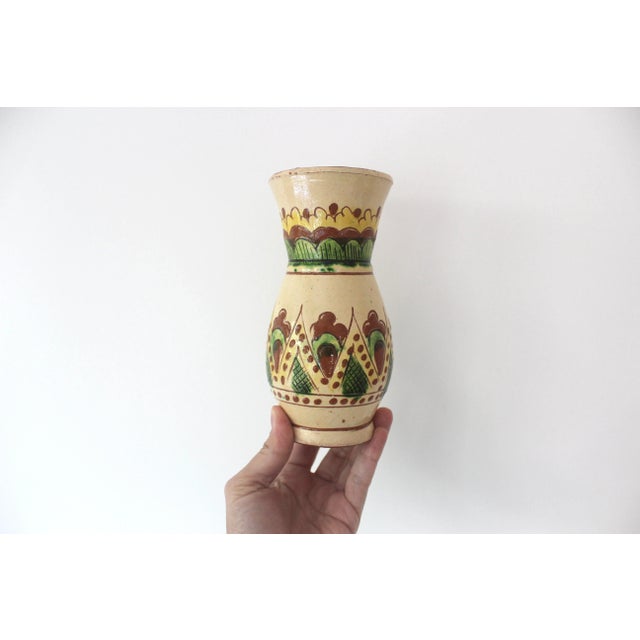 Terracotta Pottery Vase Vintage For Sale - Image 6 of 6