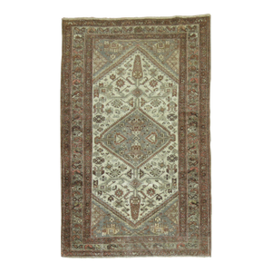 Rustic Antique Malayer Rug, 4'4'' X 6'8''