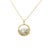 Diamond Locket Pendant Round 14k Gold & Gold Filled Necklace Shaker For Sale - Image 10 of 10
