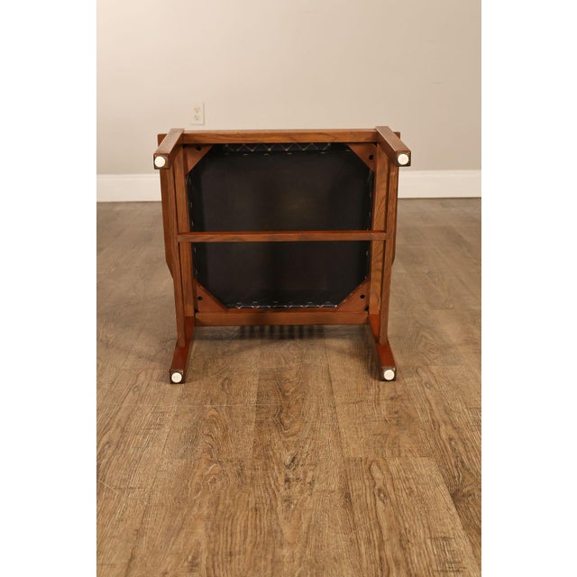 Wood Stickley Mission Collection Set Of Eight Dining Chairs For Sale - Image 7 of 18