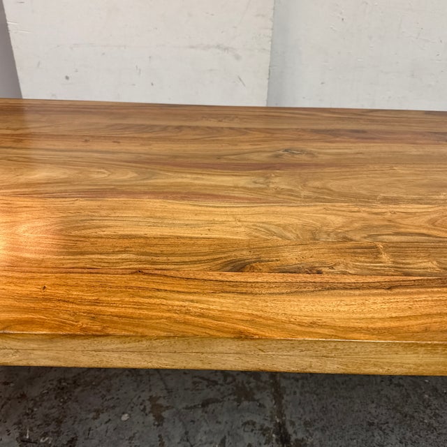 Cb2 Dylan Acacia Dining Table For Sale - Image 11 of 12