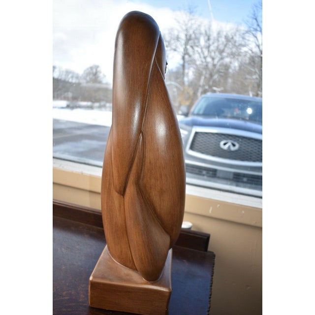 1960s Mid Century Modern Marwal Ind Inc Couple Table Sculpture Signed Brower For Sale - Image 4 of 11