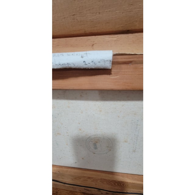 Farmhouse 1970s Americana Farmhouse Landscape Original Oil Painting by Everett Woodson For Sale - Image 3 of 11