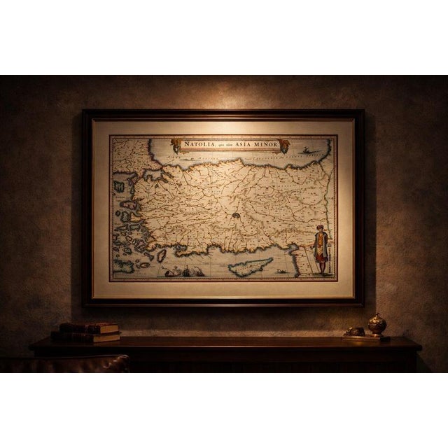Map of Anatolia, Asia Minor and Aegean from Blaeu, 1642 For Sale - Image 10 of 11