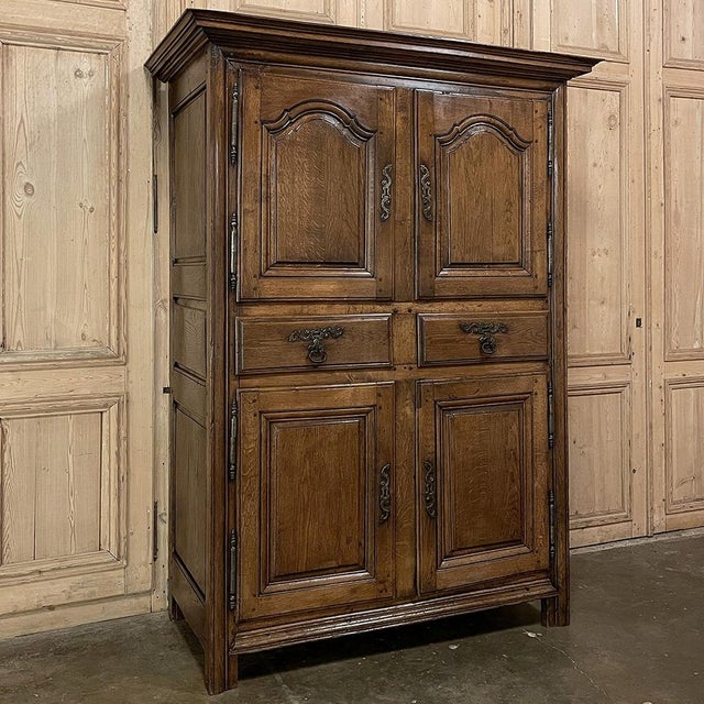 18th Century Country French Four Door Wardrobe Four Door Wardrobe was designed to be a versatile storage piece perfect for...