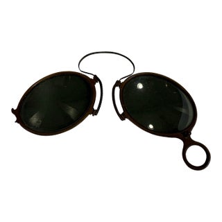 Antique Pince-Nez Folding Eyeglasses For Sale