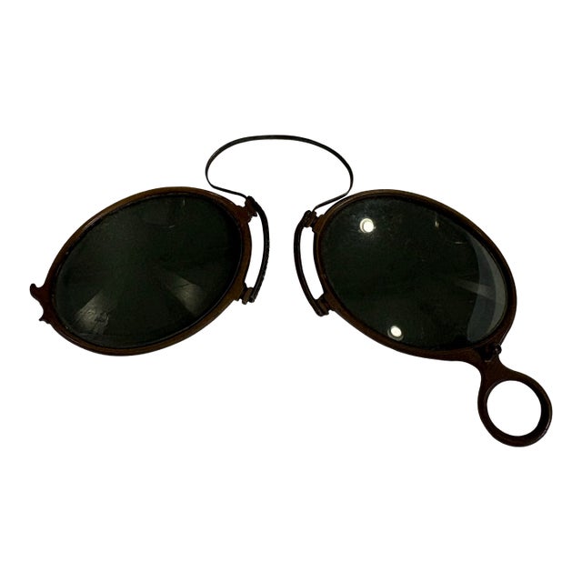 Antique Pince-Nez Folding Eyeglasses For Sale