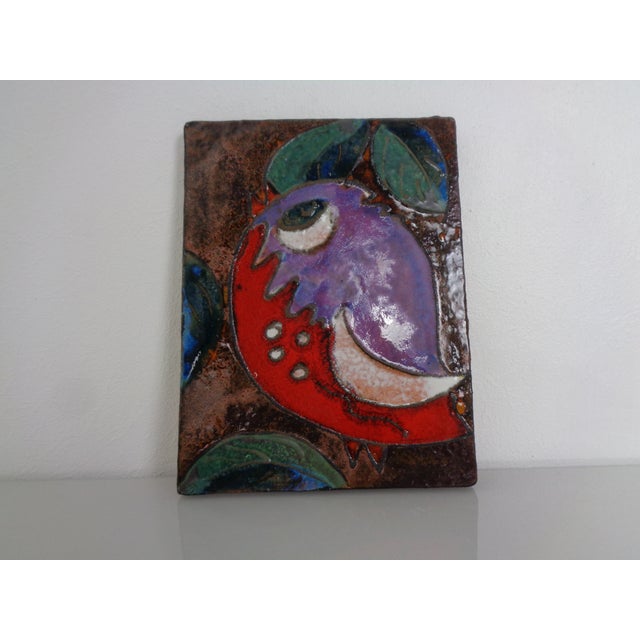 Ruscha 763 Glazed Ceramic Wall Plaque, Germany, 1960s For Sale - Image 13 of 13