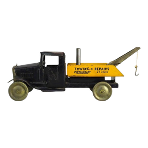Antique Metalcraft Pressed Steel “Towing & Repairs” Advertising Truck C1920