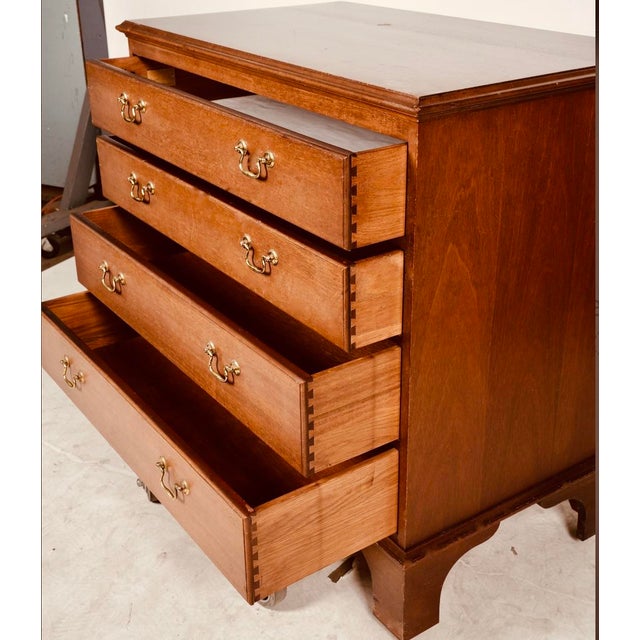 This exceptional mahogany bachelor’s chest represents one of the most important and historically faithful furniture...