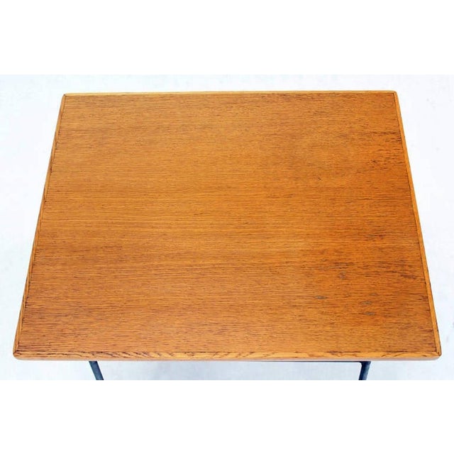 Mid Century Modern Mesh Shelf Wire Legs Side or End Lamp Occasional Table Stand For Sale - Image 10 of 10