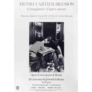 Vintage The Imaginary After Nature Poster by Henri Cartier-Bresson, 1983 For Sale