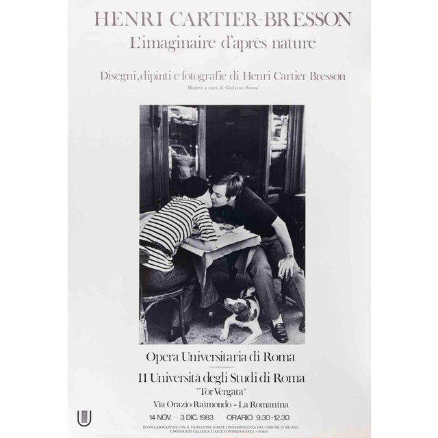 Vintage The Imaginary After Nature Poster by Henri Cartier-Bresson, 1983 For Sale