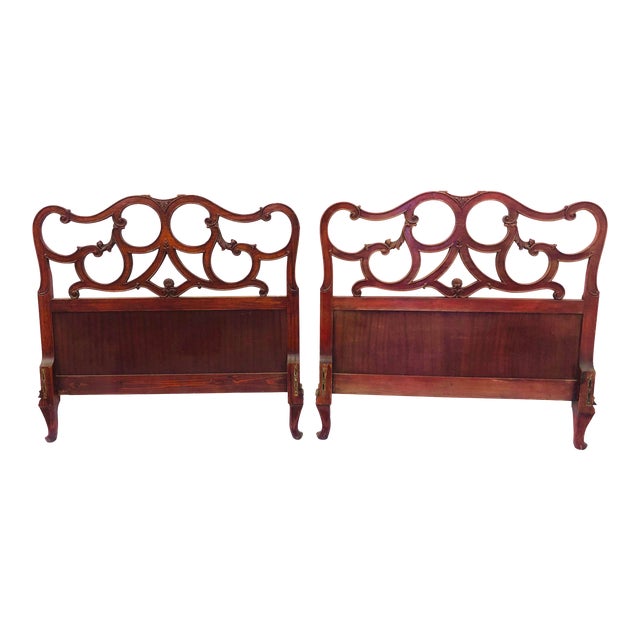 Pair Antique French Style Twin Beds Chairish