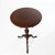 This exquisite mahogany Queen Anne style birdcage tilt top table features a beautifully crafted mahogany top that tilts...
