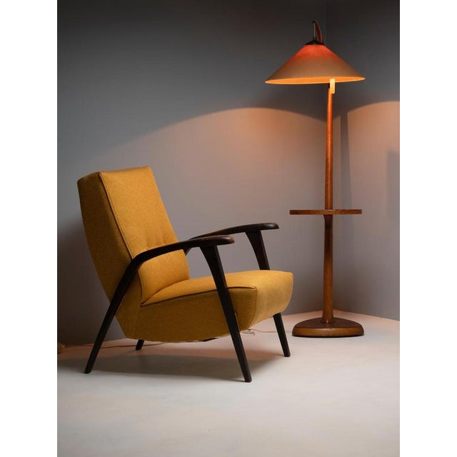 This armchair was produced by Krásná jizba / ÚLUV during the 1950s–1960s. The design reflects post-war modernism,...