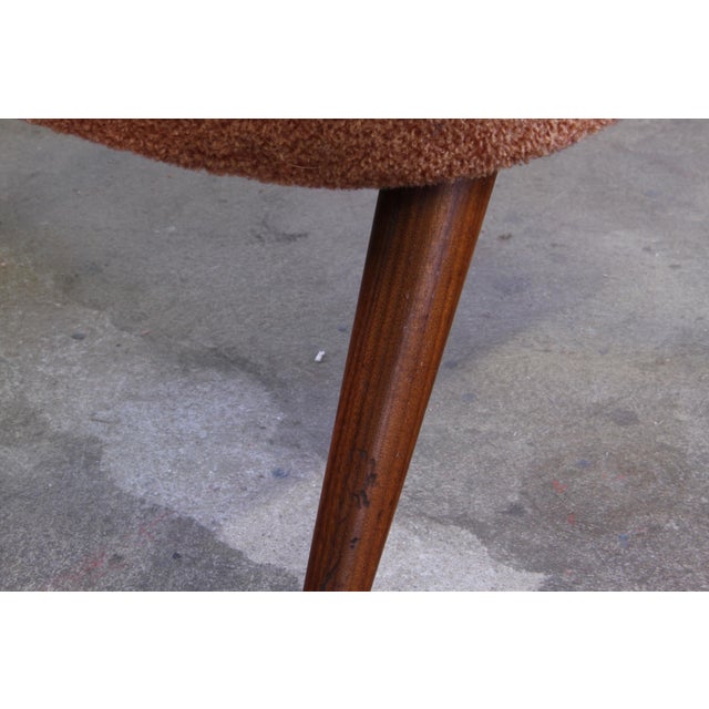 Gold Vintage Scandinavian Teak Organic Chair, 1950 For Sale - Image 8 of 12