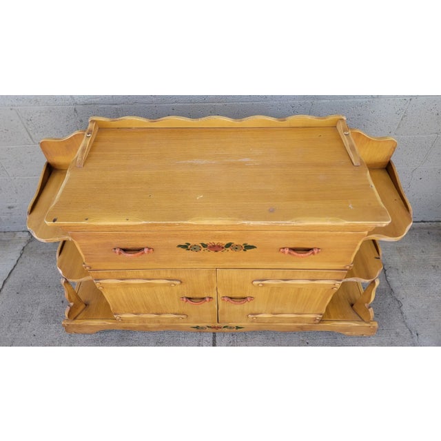 1930s Monterey Rancho Style Buffet / Credenza by La-Fiesta Circa. 1930's For Sale - Image 5 of 15