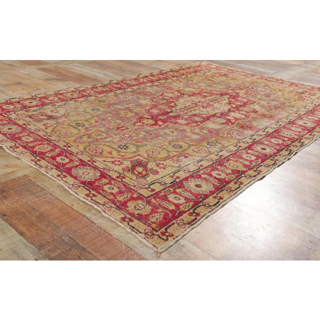 Textile Vintage Turkish Sivas Rug, 04'05 X 06'11 For Sale - Image 7 of 10