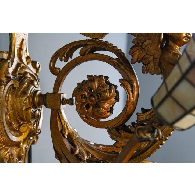 Vintage Bronze Wall Lamp For Sale - Image 10 of 18