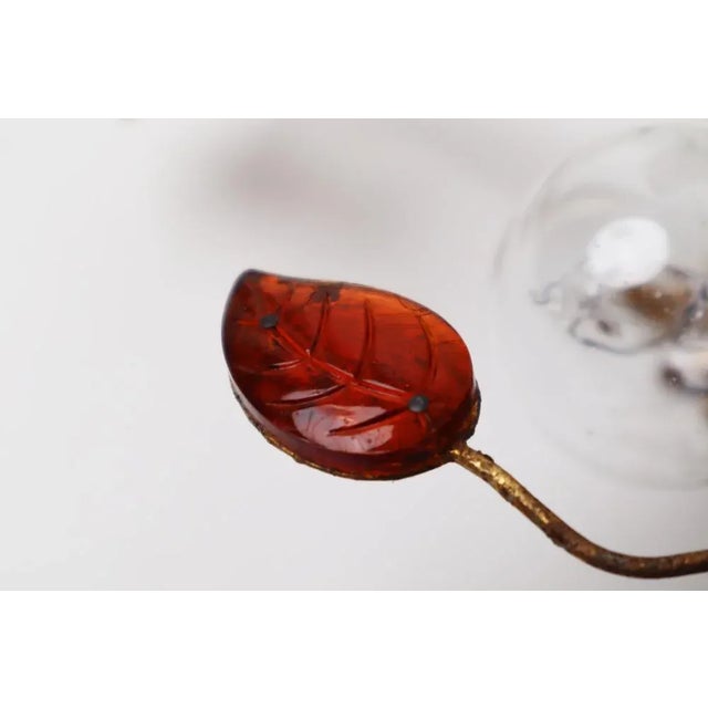 Hollywood Regency Amber Ceiling Light from Banci Firenze For Sale - Image 4 of 8