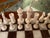 Italfama Italian Alabaster Octagonal Chess Board With Drawer & 4.25" Wellington Special Edition Pieces (Includes Original 2017 Receipts & Coa) For Sale - Image 10 of 17