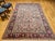 Vintage Persian Heriz Serapi Rug, Hand-Knotted Wool, Allover Geometric Pattern, Ivory & Red, 7x10 For Sale - Image 11 of 18