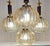 Vintage Cascade Hanging Lamp with Brass Frame, 1970s For Sale - Image 3 of 7