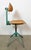 Industrial Dark Green Workshop Chair, 1950s For Sale - Image 11 of 18