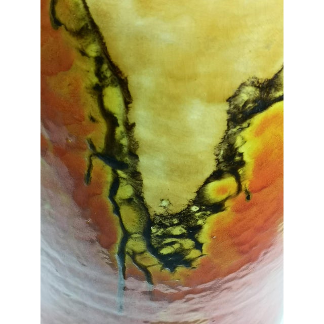 Large Glazed Ceramic Floor Vase, 1970s For Sale - Image 9 of 10