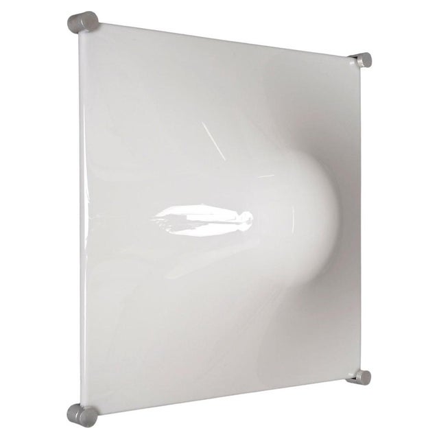 Bolla Lamp in White Acrylic Glass by Elio Martinelli for Martinelli Luce, Italy, 1960s For Sale - Image 15 of 15