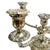 1950s English Silverplate 5-Arm Candelabra by Roberts & Belk in a Neo-Rococo Style For Sale In San Diego - Image 6 of 12