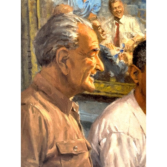 Callin the Red' Giclée on canvas by Andy Thomas 2000s, complete with custom frame Giclée on Canvas: 12.5 inches high x...